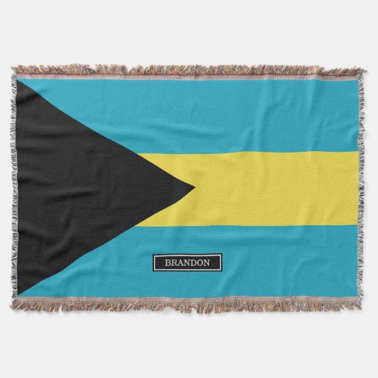 Couverture Drapeau bahamien classique (Devant)