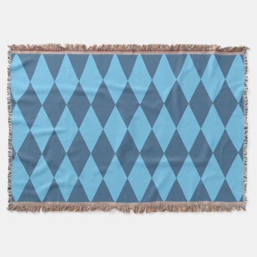 Couverture Drapeau bleu Bavaria Rhombus Motif (Devant)