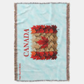 Couverture Drapeau canadien de la feuille d'érable d'automne (devant Vertical)