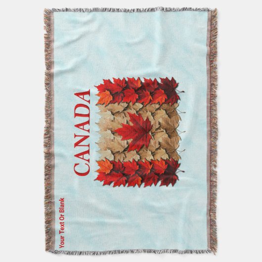 Couverture Drapeau canadien de la feuille d'érable d'automne (devant Vertical)