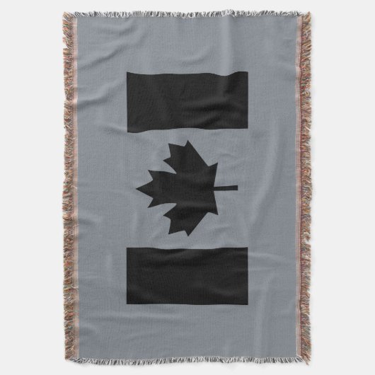 Couverture Drapeau canadien en graphisme noir (devant Vertical)