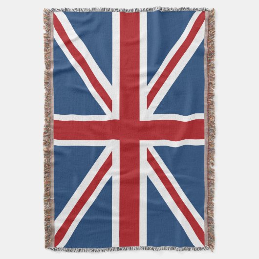 Couverture Drapeau classique d'Union Jack R-U (devant Vertical)