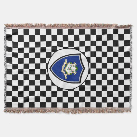 Couverture Drapeau Connecticut (Devant)