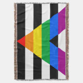 Couverture Drapeau d'allié LGBTQ+ (devant Vertical)