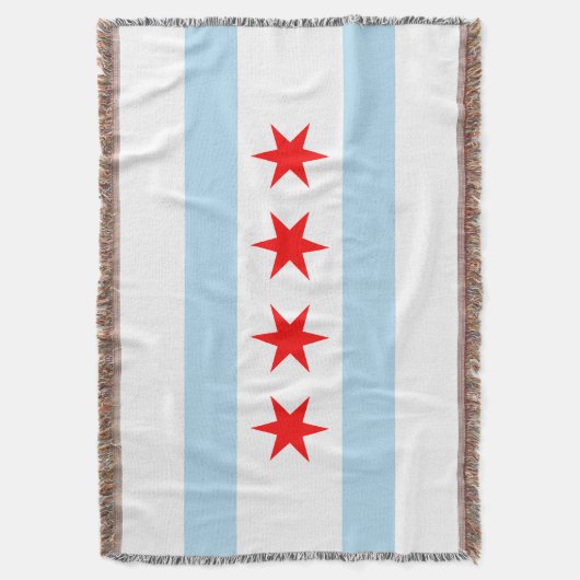 Couverture Drapeau de Chicago, l'Illinois (devant Vertical)