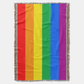 Couverture Drapeau de fierté arc-en-ciel LGBTQ+ (devant Vertical)