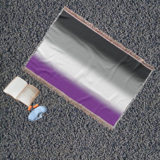 Couverture Drapeau de fierté asexuée à dégradé - Drapeau ACE 