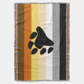 Couverture Drapeau de fierté de l'ours avec patte (devant Vertical)