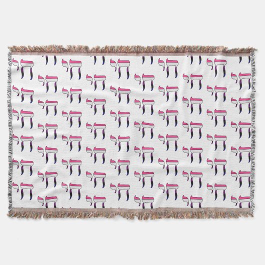 Couverture Drapeau de fierté genderfluid Chai (Devant)