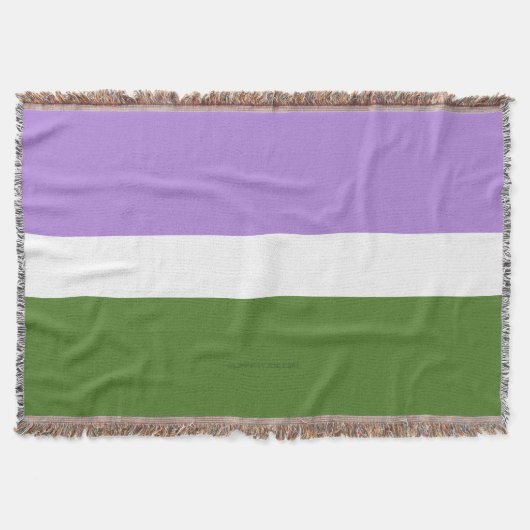 Couverture Drapeau de fierté genderqueer de SlipperyJoe lavan (Devant)