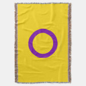 Couverture Drapeau de fierté intersexe de SlipperyJoe's fond (devant Vertical)