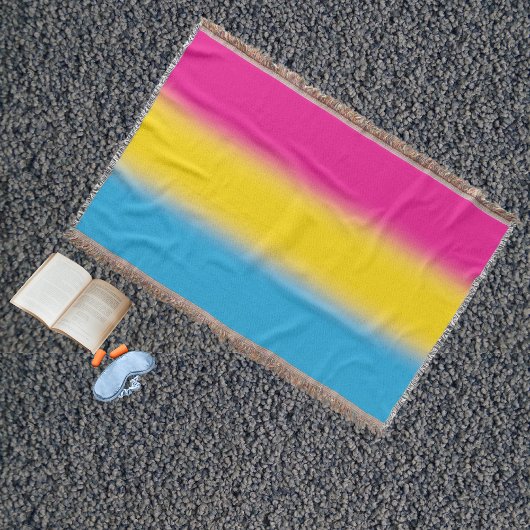 Couverture Drapeau de fierté pansexuelle à dégradé – Drapeau 