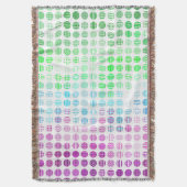 Couverture Drapeau de fierté Toric abstrait boho éclectique G (devant Vertical)