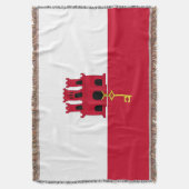 Couverture Drapeau de Gibraltar (devant Vertical)