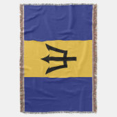 Couverture drapeau de la Barbade (devant Vertical)