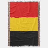 Couverture drapeau de la Belgique (devant Vertical)