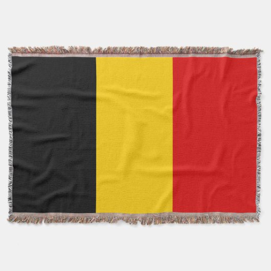 Couverture drapeau de la Belgique (Devant)