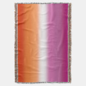 Couverture Drapeau de la fierté lesbienne à dégradé – Drapeau (devant Vertical)
