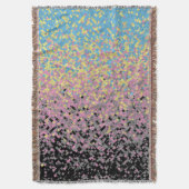Couverture Drapeau de la Fierté Polygenre Pixellée Trippy (devant Vertical)