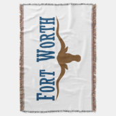 Couverture Drapeau de la ville de Fort Worth (devant Vertical)