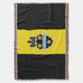 Couverture Drapeau de la ville de Pittsburgh (devant Vertical)