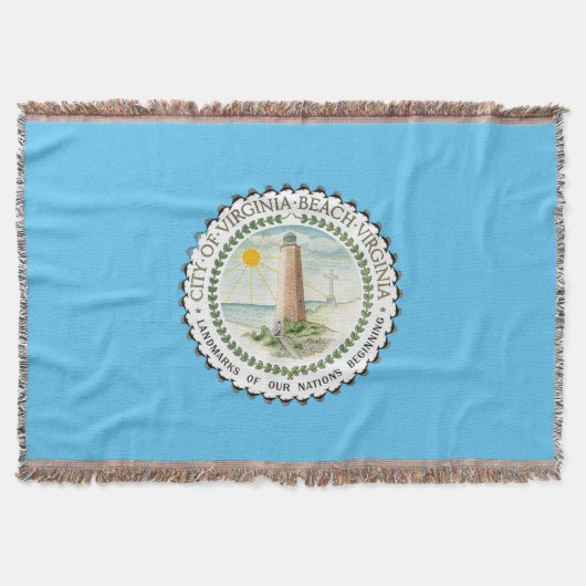 Couverture Drapeau de la ville de Virginia Beach (Devant)
