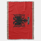 Couverture Drapeau de l'Albanie (devant Vertical)