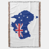 Couverture drapeau de l'Australie (devant Vertical)