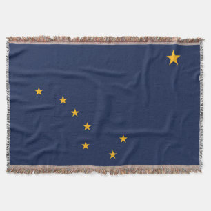 Couverture drapeau de l'état de l'Alaska imprimer Patriotique