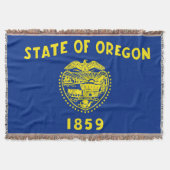 Couverture Drapeau de l'État de l'Oregon Imprimer Patriotique (Devant)