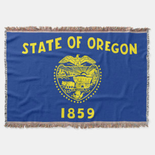 Couverture Drapeau de l'État de l'Oregon Imprimer Patriotique
