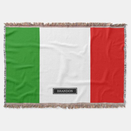 Couverture Drapeau de l'Italie (Devant)