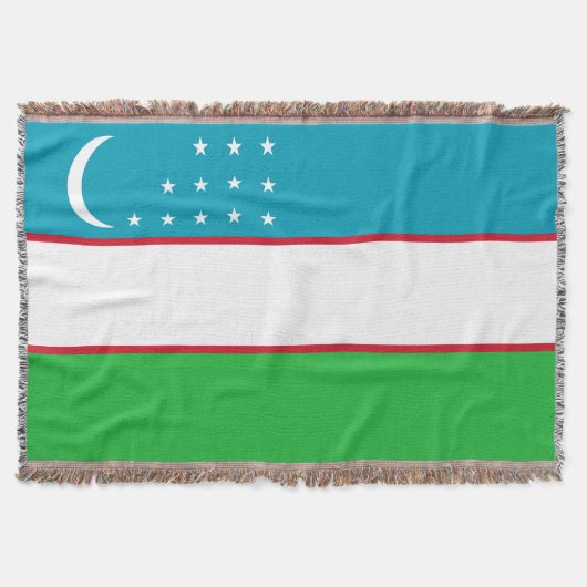 Couverture Drapeau de l'Ouzbékistan (Devant)