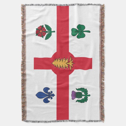 Couverture Drapeau de Montréal (Québec) (devant Vertical)