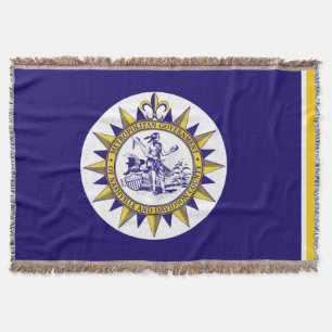 Couverture Drapeau de Nashville, Tennessee Throw Blanket