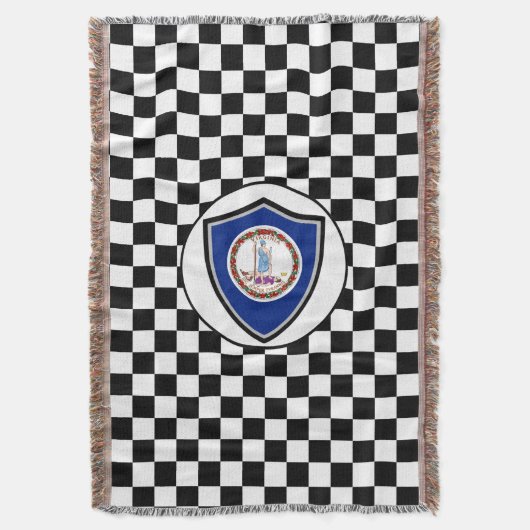 Couverture Drapeau de Virginie (devant Vertical)