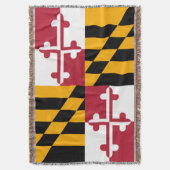 Couverture Drapeau décoratif de l'État du Maryland (devant Vertical)