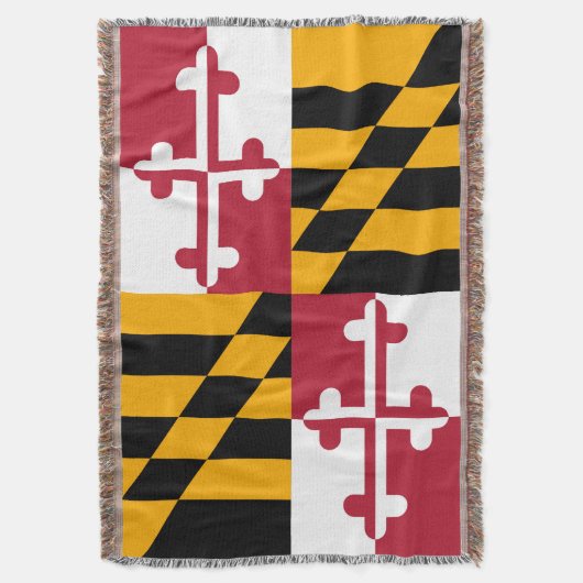 Couverture Drapeau décoratif de l'État du Maryland (devant Vertical)
