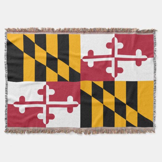 Couverture Drapeau décoratif de l'État du Maryland (Devant)