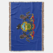 Couverture Drapeau d'État de Pennsylvanie Décor design (devant Vertical)