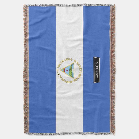Couverture Drapeau du Nicaragua (devant Vertical)