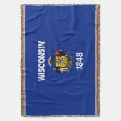 Couverture Drapeau du Wisconsin (devant Vertical)