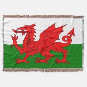 Couverture Drapeau gallois dragon rouge gallois