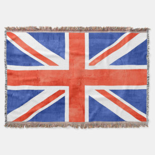 Couverture Drapeau Grunge Royaume-Uni
