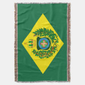 Couverture Drapeau Impérial du Brésil (devant Vertical)