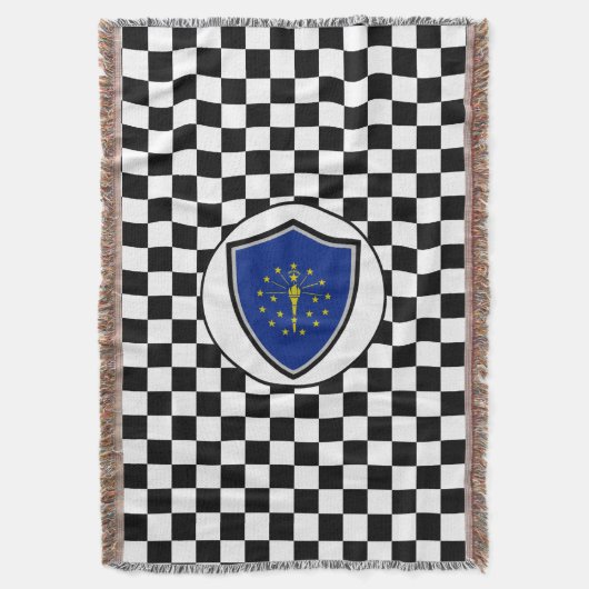 Couverture Drapeau Indiana (devant Vertical)