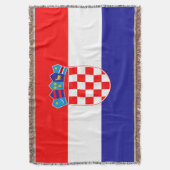 Couverture Drapeau national de Croatie Zastava Hrvatske (devant Vertical)