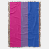 Couverture Drapeau SlipperyJoe's Bisexual Pride lavande-rose (devant Vertical)