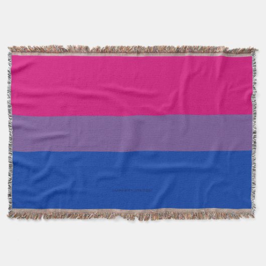 Couverture Drapeau SlipperyJoe's Bisexual Pride lavande-rose (Devant)