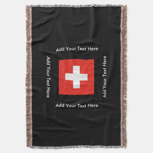 Couverture Drapeau suisse (devant Vertical)